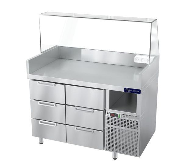 Станция для приготовления бургеров и хот-догов Kayman СП-БХ-1235-01-Т-ЛБ А