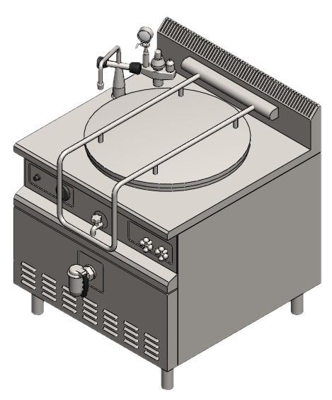 Котел пищеварочный газовый Вулкан-Heidebrenner СКГ-100