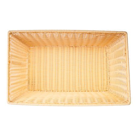 Корзина для хлеба MGprof 53*32,5*15см бежевая полиротанг