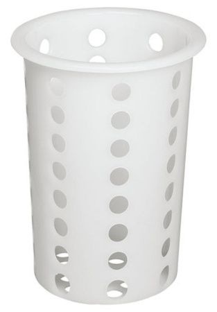 Емкость для столовых приборов MGprof 1700 стакан d= 95мм h=130мм перф. белый