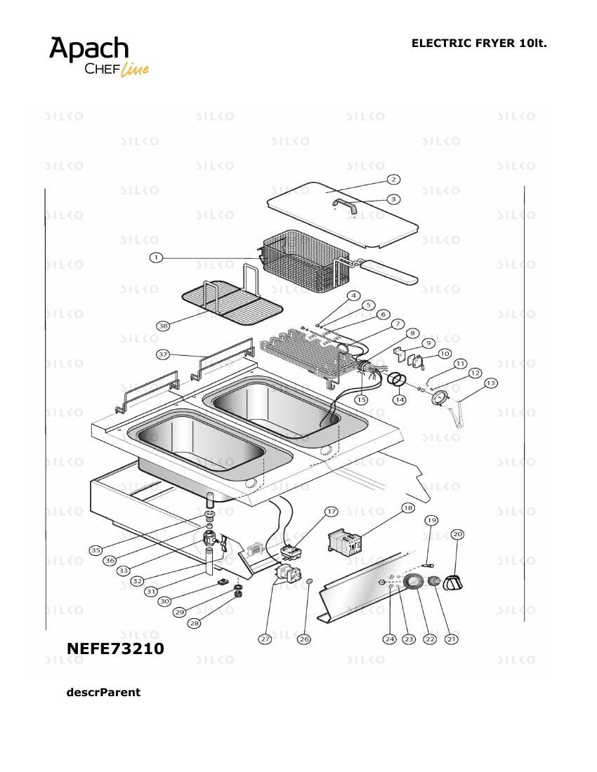 Деталировка Apach Chef Line SLFRIE67D20CS