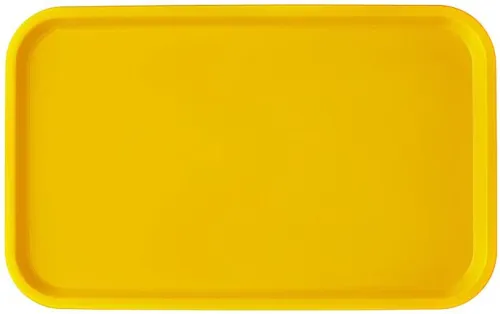 Поднос MGprof 1737-108 52,5*32,5см желтый шагрень