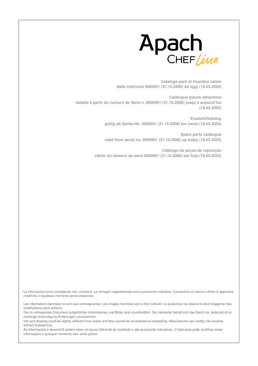 Деталировка Apach Chef Line GLGWE49P