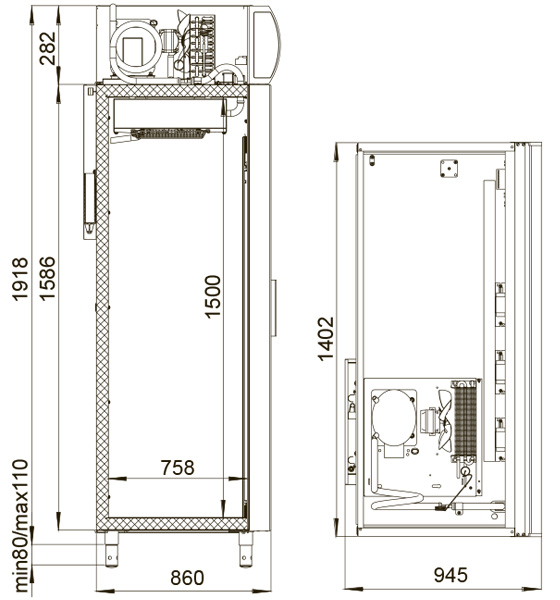 Шкаф холодильный Polair DM114-S