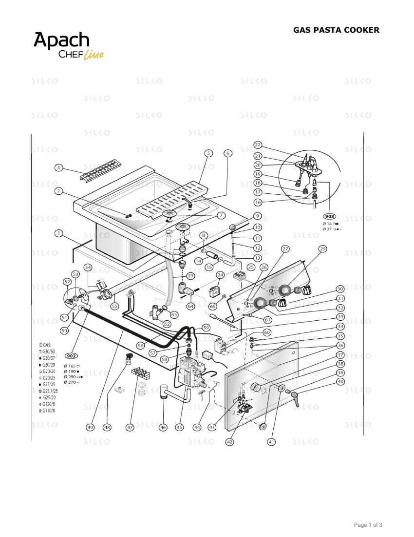 Деталировка Apach Chef Line SLPCG69ACS