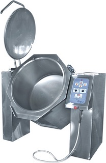 Котел пищеварочный опрокидывающийся Abat КПЭМ-250 О без миксера