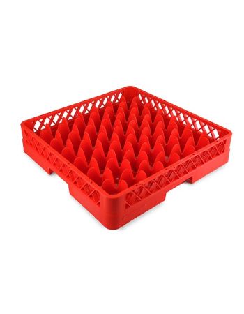 Кассета для бокалов Tribeca BB-49 500*510*100мм 49 ячеек 65*65*90мм красная