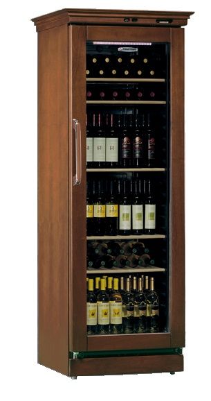 Шкаф винный TECFRIGO CANTINETA GLASS LUX темный орех