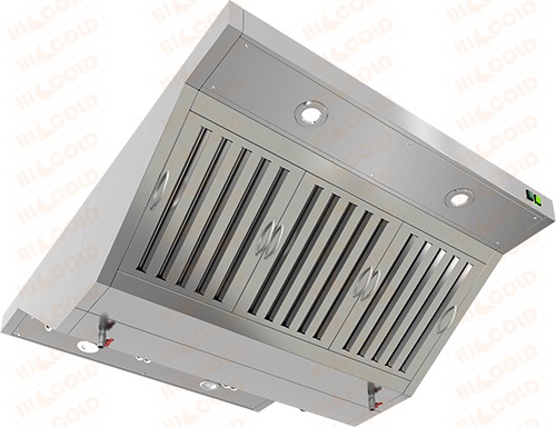 Зонт вытяжной Hicold ЗВООК-1024 островной (с козырьком)