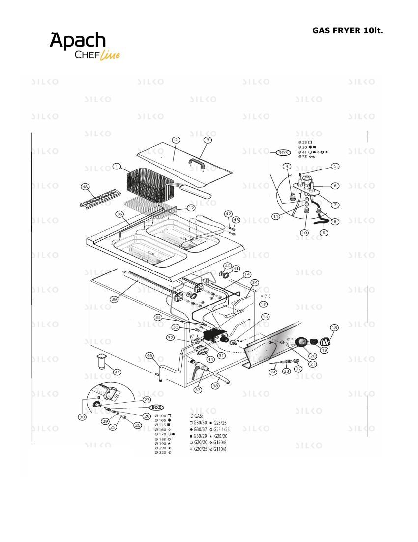 Деталировка Apach Chef Line SLFRIG67D8