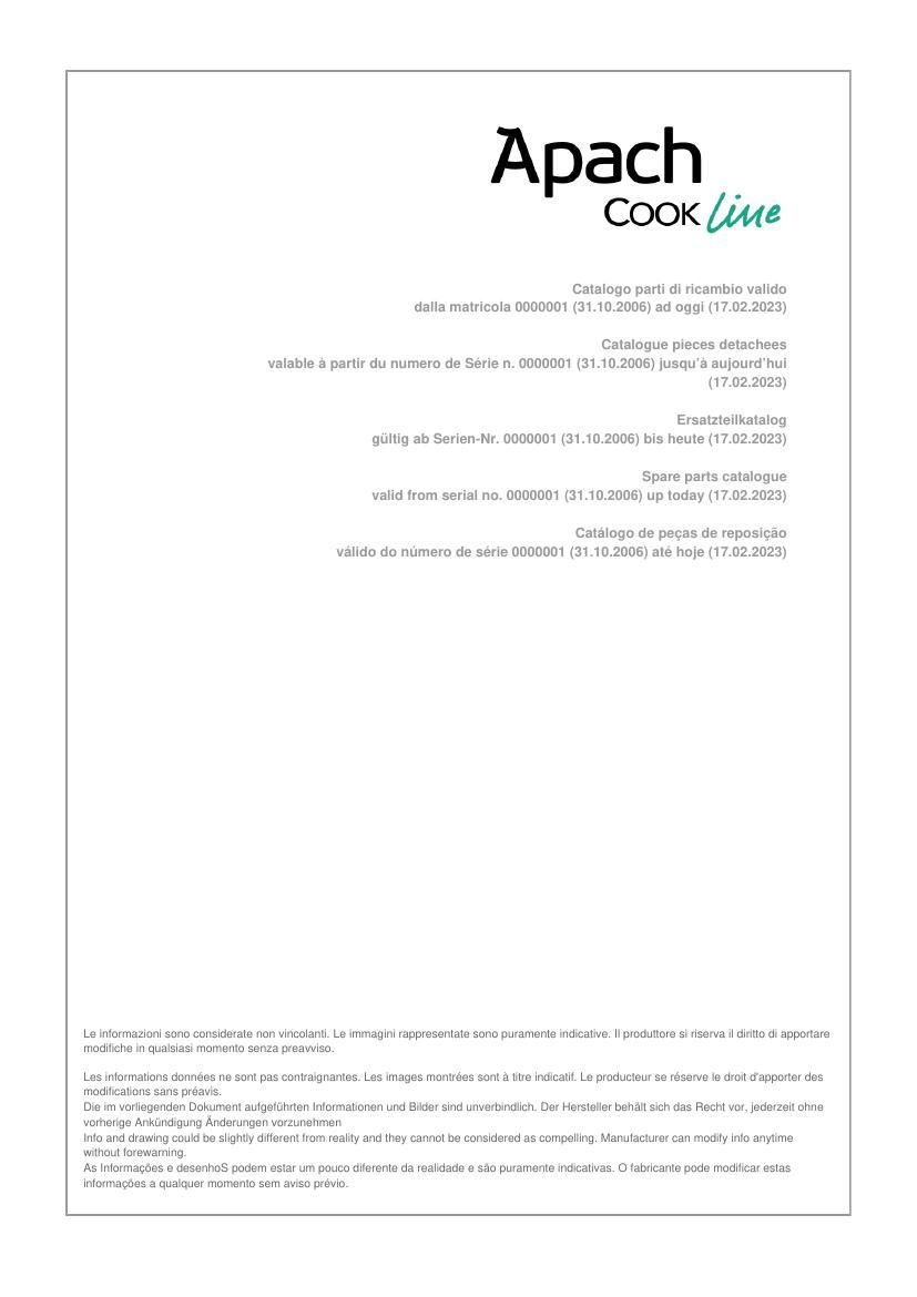 Деталировка Apach Cook Line APRGS-89P/PL