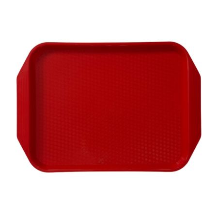 Поднос MGprof 1731-163 38*27см красный классик широкие ручки