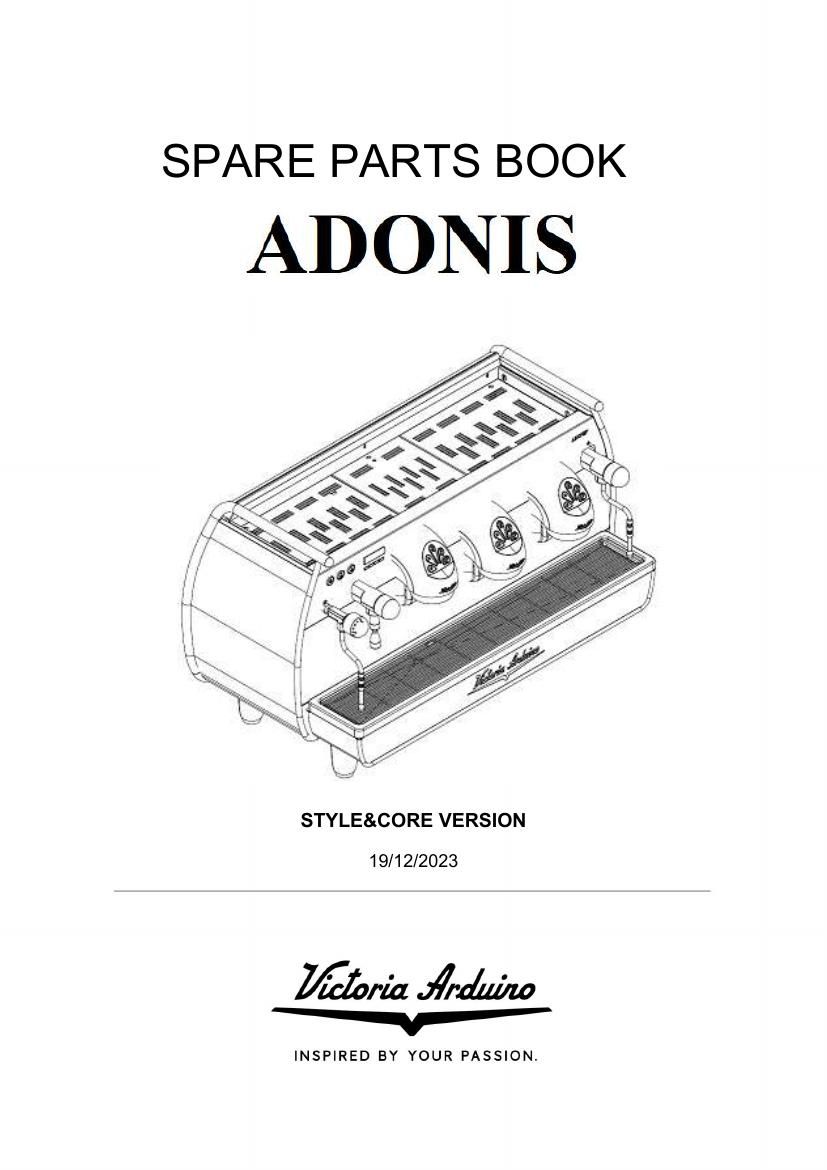 Деталировка Victoria Arduino Adonis 2-3 GR