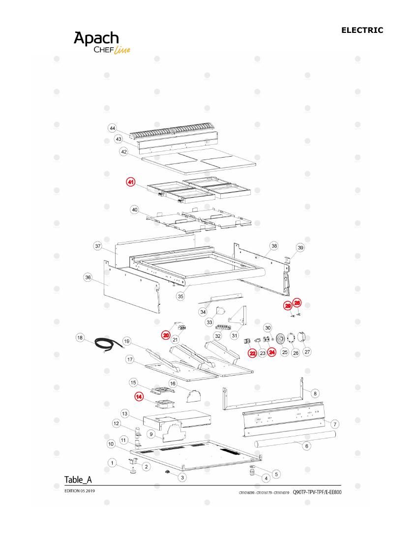 Деталировка Apach Chef Line LRSTE89CS