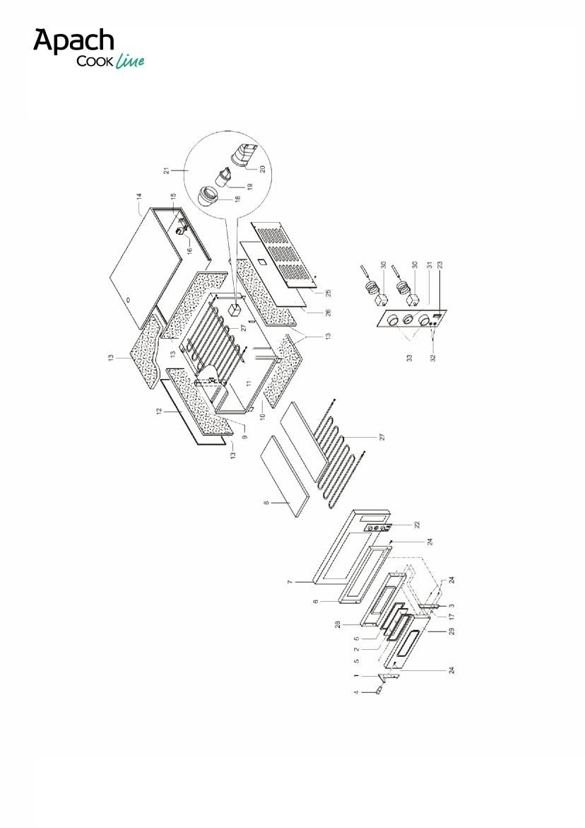 Деталировка Apach Cook Line AML4X