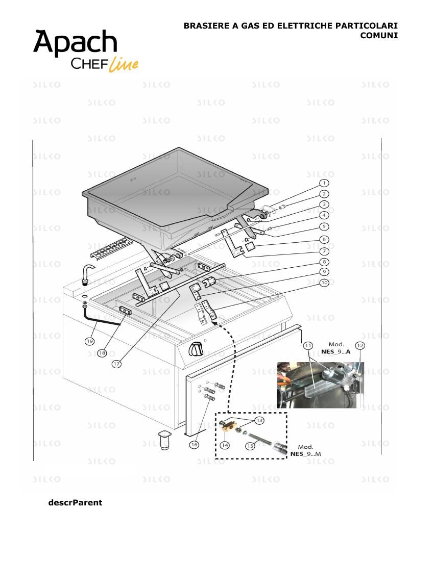 Деталировка Apach Chef Line SLBPE89ASSEC