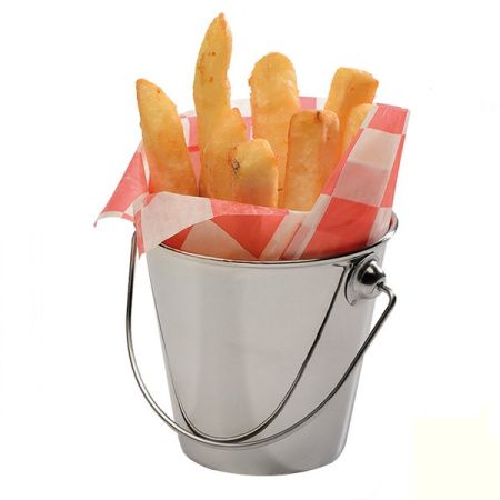 Ведерко для подачи MGsteel 55925 d=95/50мм h=95мм 375мл нерж.