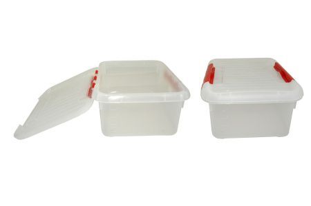 Контейнер для продуктов MGprof 1707 6,0л 30*23*12см с красным зажимом