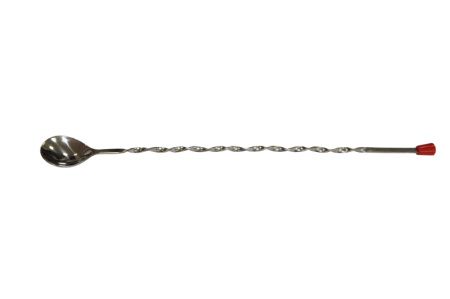 Ложка барная MGsteel 55927 с красной кнопкой 35см нерж.
