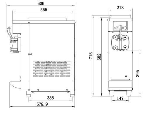 Фризер для мягкого мороженого Koreco SSI105
