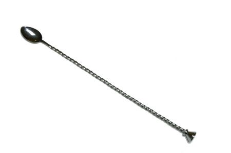 Ложка барная MGsteel 55941 с металлличекой кнопкой 33см нерж.