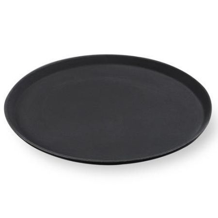 Поднос MGprof 1600CTBl прорезиненный d=40см черный