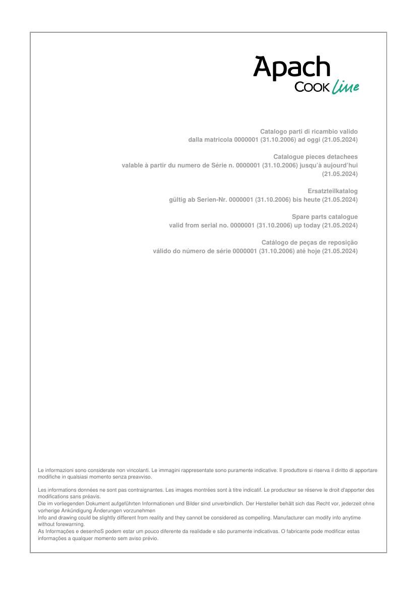 Деталировка Apach Cook Line APFG-47T/PL