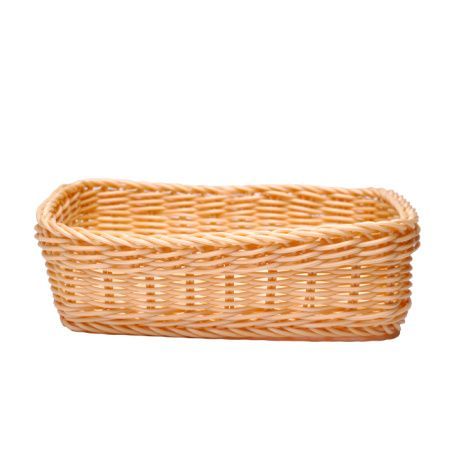 Корзина для хлеба MGprof 23*15*6,5см бежевая полиротанг