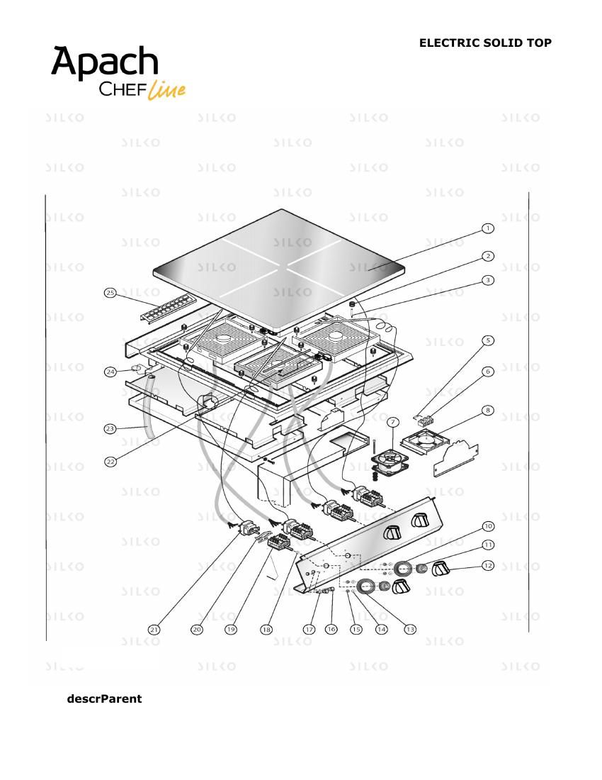 Деталировка Apach Chef Line SLRSTE89CS