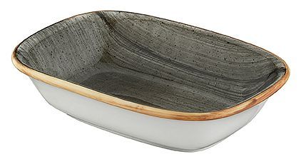 Тарелка Bonna Aura Space ASCGRM12DKY 120х85мм