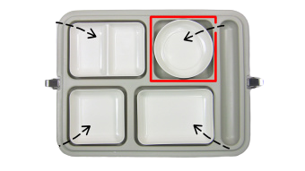 Емкость с крышкой для термоконтейнера CH1L Kocateq MA05A (14*14*5,2см)