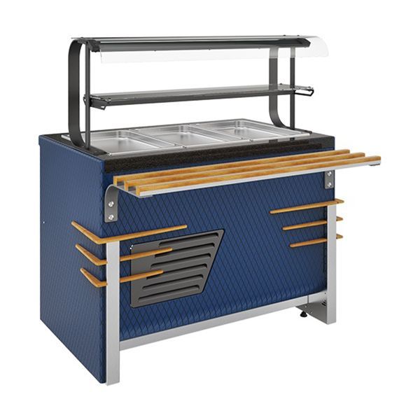 Прилавок холодильный RС12AS Case 1105x700x1290(830) h=100мм