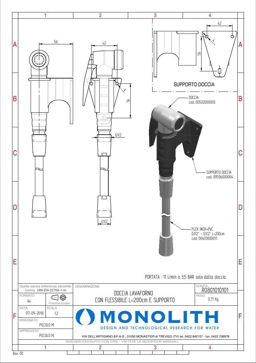 Деталировка Monolith R0801010101