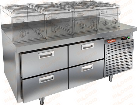 Стол морозильный Hicold SN 22/BT LT Sh