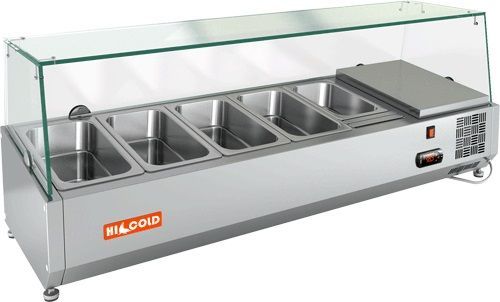 Витрина охлаждаемая для ингредиентов Hicold VRX 1200 1/3