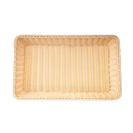 Корзина для хлеба MGprof 53*32*9см коричневая полиротанг