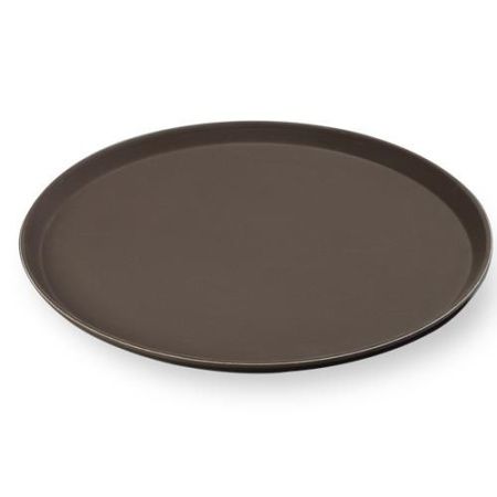 Поднос MGprof 1600CTBr прорезиненный d=40см коричневый