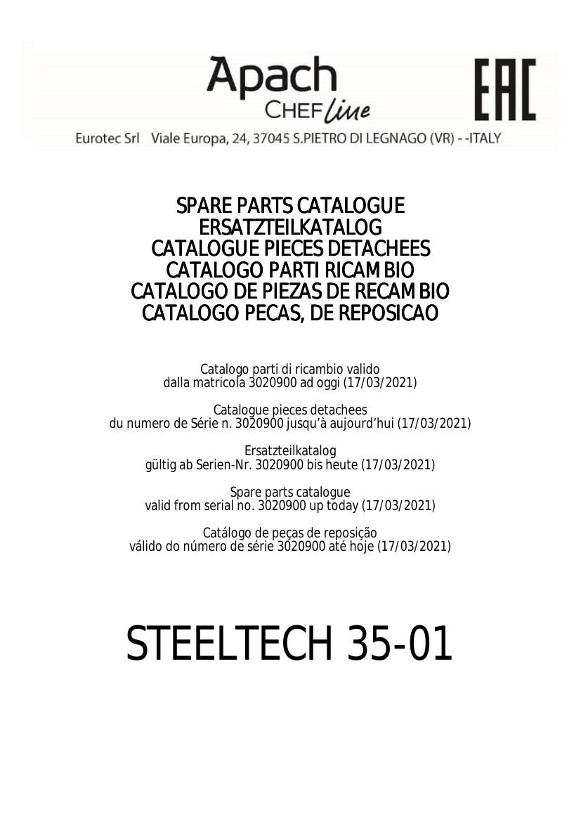 Деталировка Apach Chef Line LGST45 DP