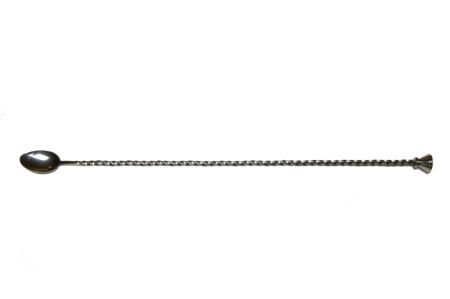 Ложка барная MGsteel 55942 с металлличекой кнопкой 40см нерж.