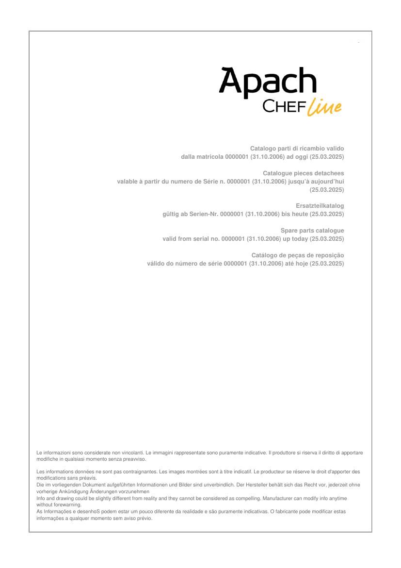 Деталировка Apach Chef Line GLRE49OSP