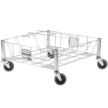 Платформа для 2-х контейнеров Rubbermaid Slim Jim 1956191 нерж.сталь