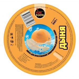 Смесь для приготовления десерта СЛАШ FunFood дыня 980г.