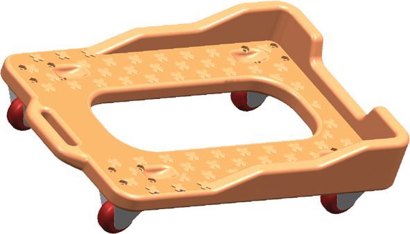 Тележка для термоконтейнера Kocateq B02