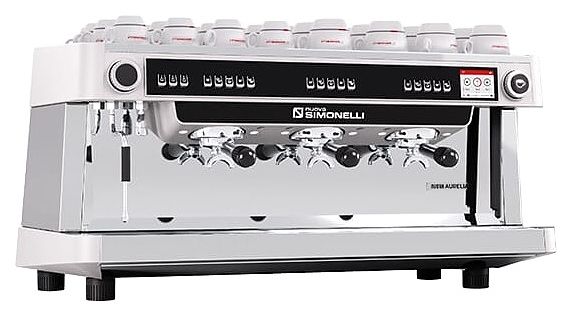 Кофемашина Nuova Simonelli Nuova Aurelia MP 3Gr 380V white, high groups, Autopurge