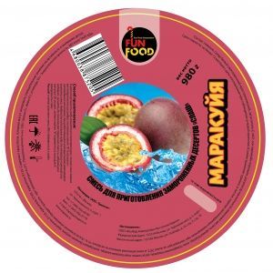 Смесь для приготовления десерта СЛАШ FunFood маракуйя 980г.