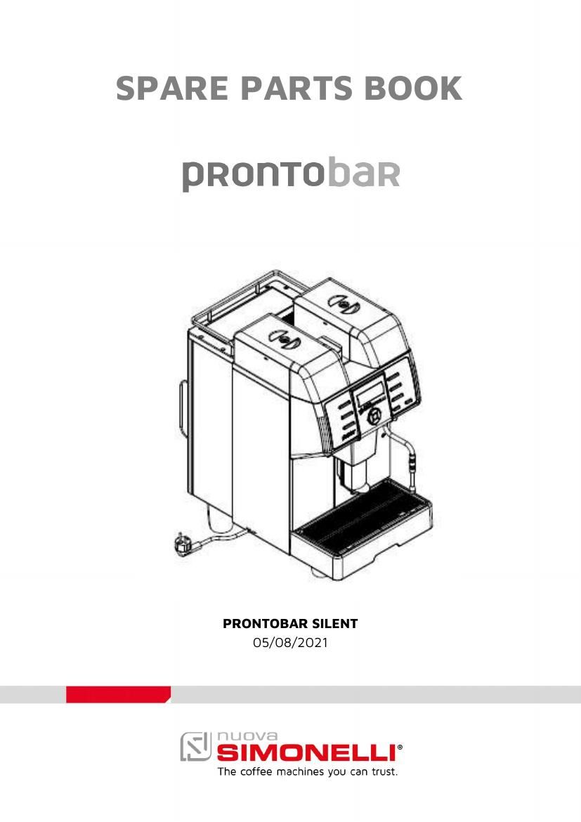 Деталировка Nuova Simonelli Prontobar (1 Grinder, 2 Grinders)