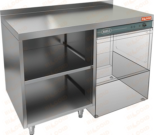 Стол под посудомоечную машину Hicold НБМСЗОКП-12/7П