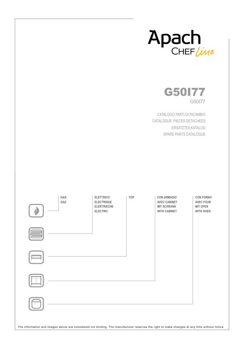 Деталировка Apach Chef Line GLKG77I50