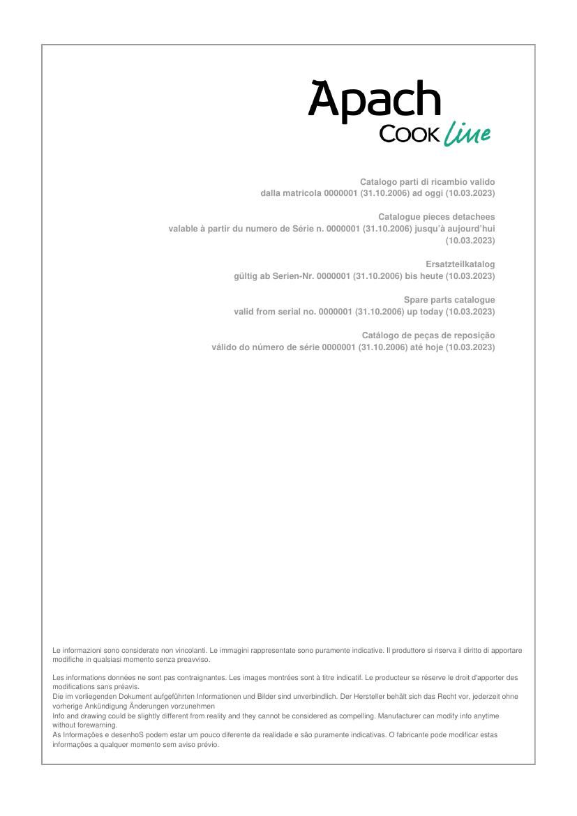 Деталировка Apach Cook Line APRE-47T/PL