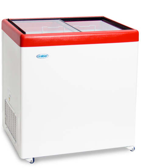 Ларь морозильный СНЕЖ МЛП-250 красный